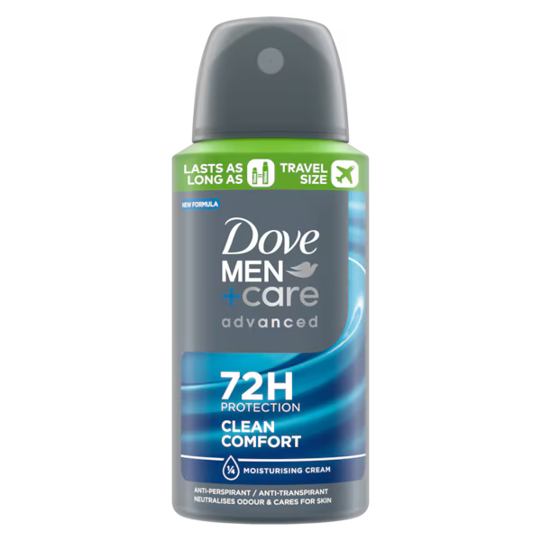 Dove Men+Care Clean Comfort Antiperspirant Deodorant Spray – 75 ml