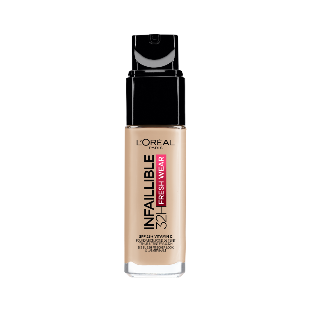 L'Oréal Paris Infaillible 32H Fresh Wear Foundation SPF 25 + Vitamin C.