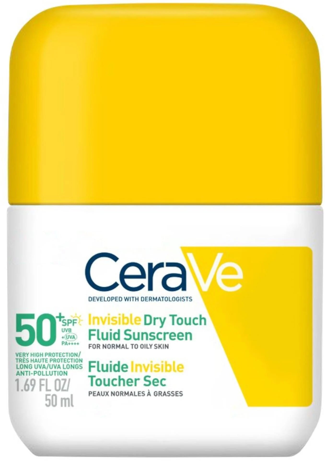 CeraVe Invisible Dry Touch Fluid Sunscreen SPF 50+ – 50 ml