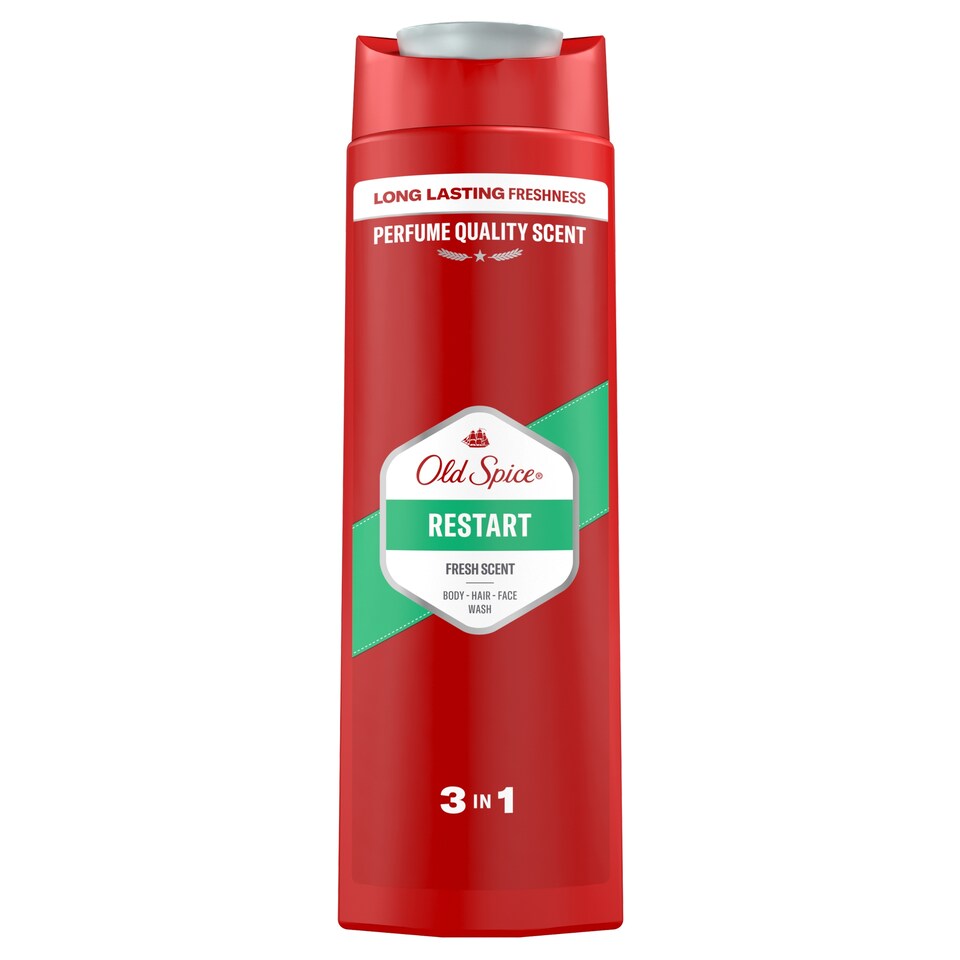 Old Spice Restart 3 in 1 Body Wash, Shampoo & Face Wash