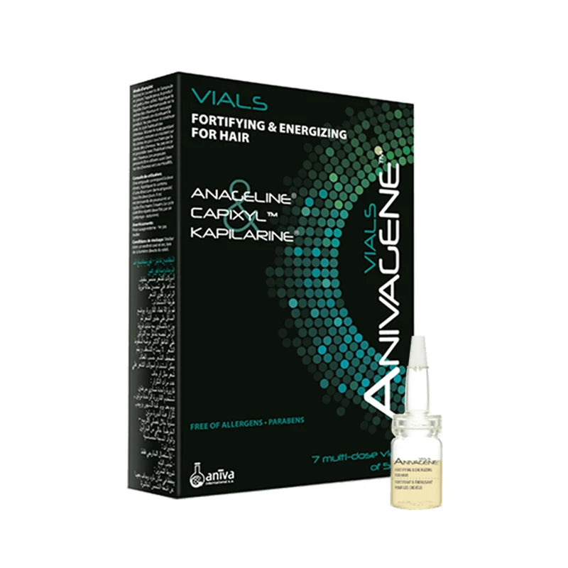 Anivagene Fortifying & Energizing Anti-Hair Loss Vials – 7 × 5 ml