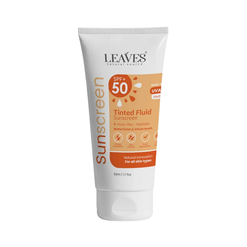 LEAVES Tinted Fluid Sunscreen SPF 50+ – 50 ml