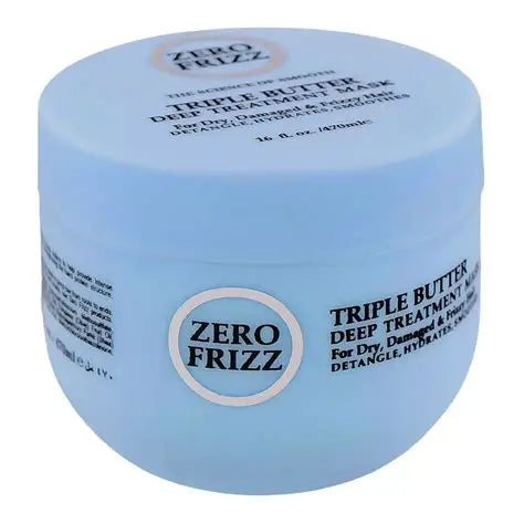 Zero Frizz Triple Butter Deep Treatment Mask – 470 ml