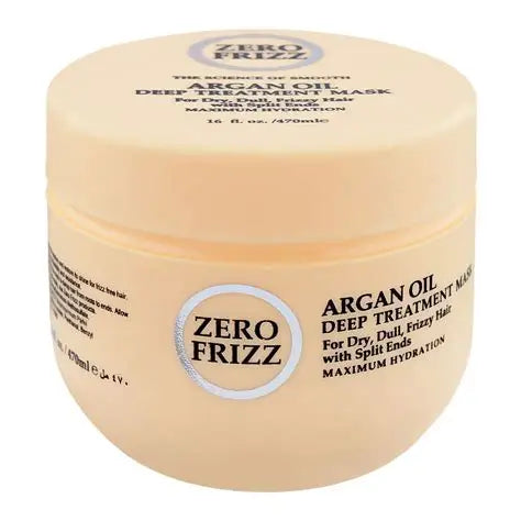 Zero Frizz Argan Oil Deep Treatment Mask Maximum Hydration – 470 ml