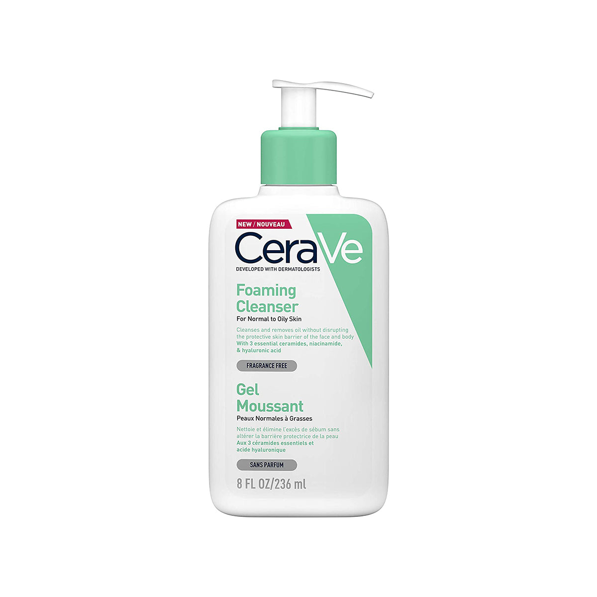 CeraVe Foaming Cleanser for Normal to Oily Skin