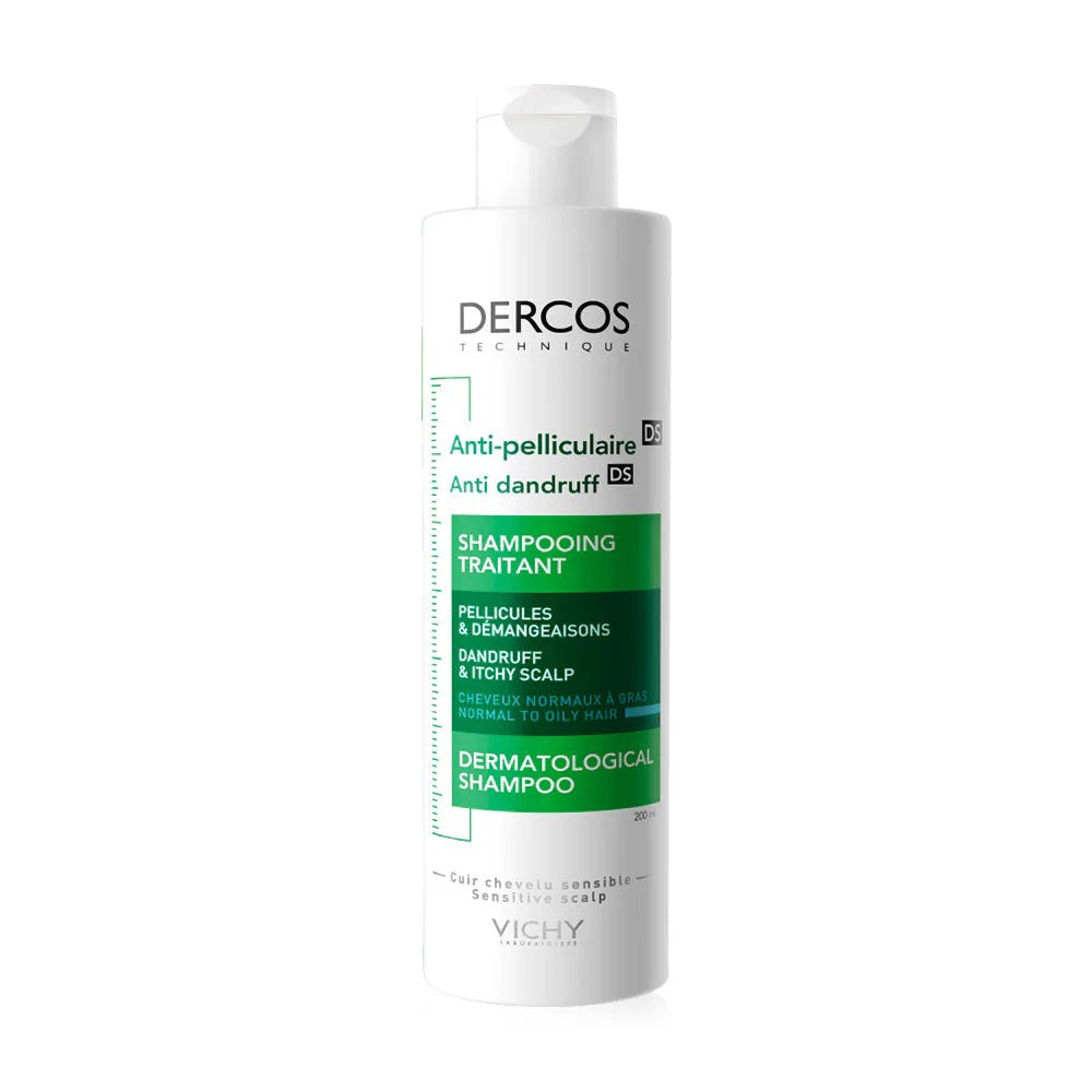 Vichy Dercos Anti-Dandruff DS Shampoo for Normal to Oily Hair 200 ML