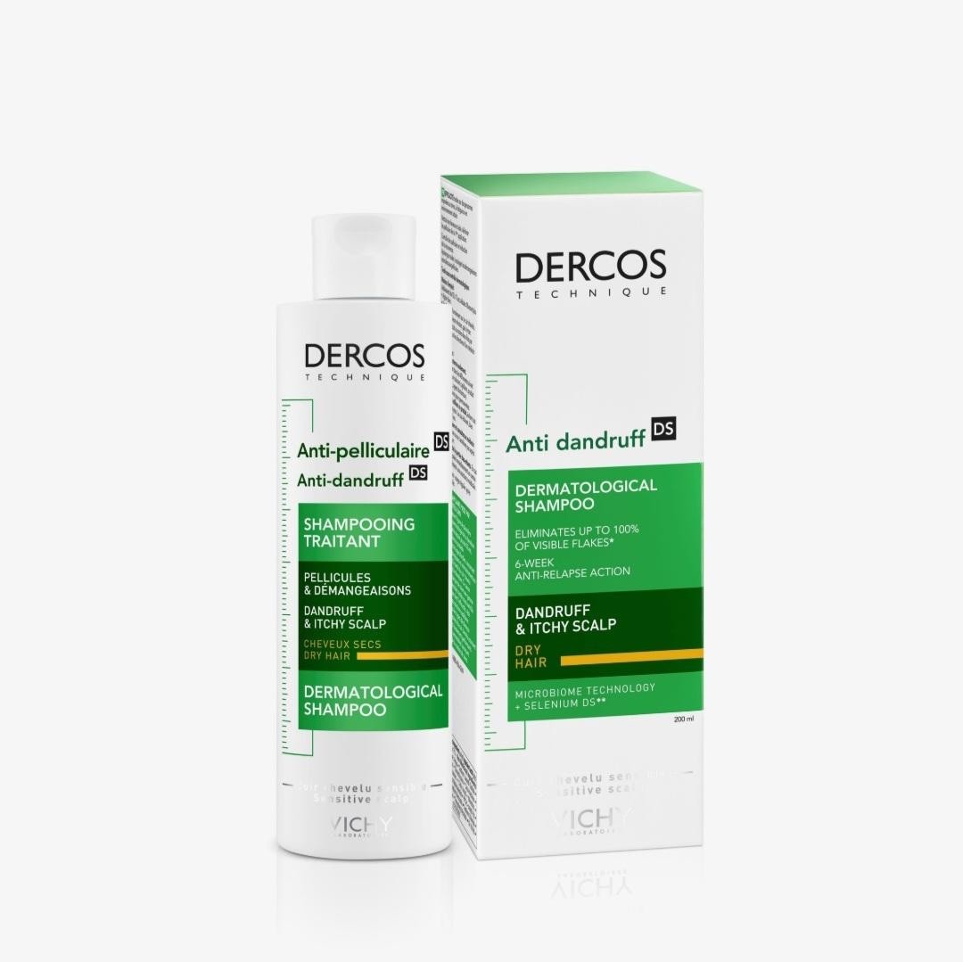Vichy DERCOS Anti-Dandruff DS Shampoo for Dry Hair 200 ML
