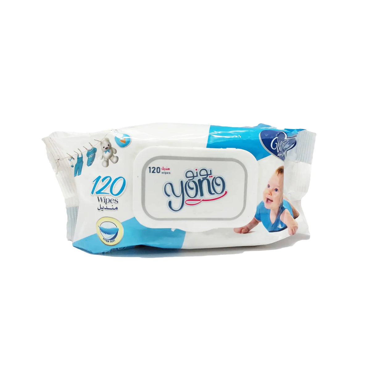 YONO Wet Wipes 120 Pcs
